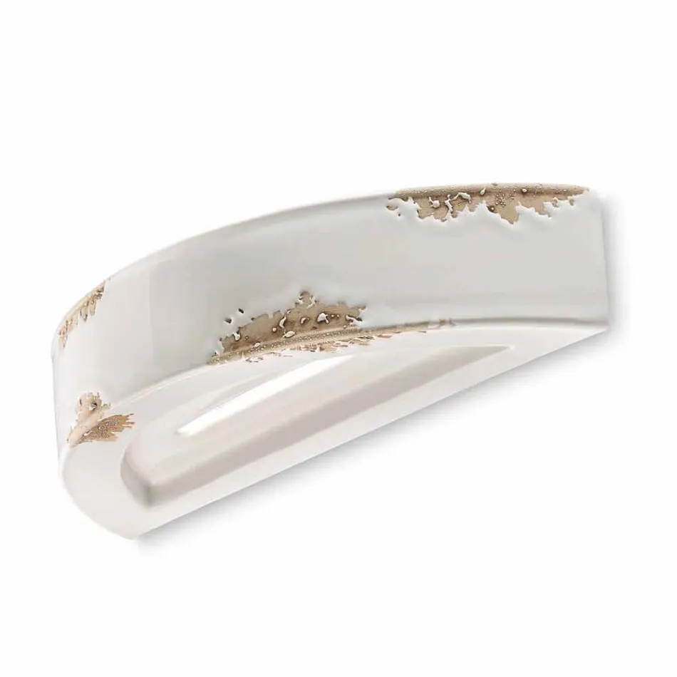 Wall vintage crescent ceramic Helen Ferroluce Viadurini