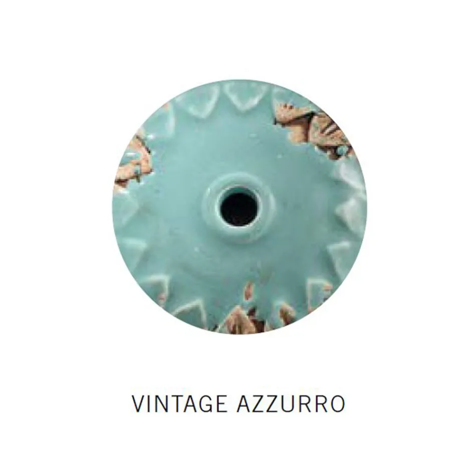 Industrial Design Wall Lamp in Iron and Ceramic Hand Made - Grunge Viadurini