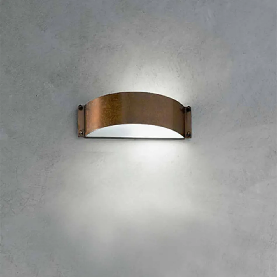 Fashion applique small copper and white methacrylate Viadurini