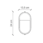 Wall Lamp Handmade Ceramic and Vertical Industrial Iron - Vintage Viadurini