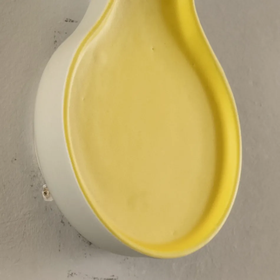 Ceramic and Aluminum Applique Handmade in Italy - Toscot Clover Viadurini