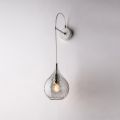 Iron Wall Lamp with Pyrex Glass Made in Italy - Amazonia