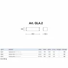 Wall stoneware ceramic white Glamour Aldo Bernardi Viadurini