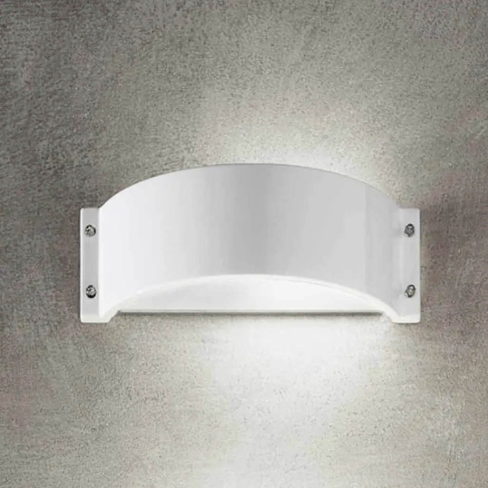 Wall stoneware ceramic white Glamour Aldo Bernardi Viadurini