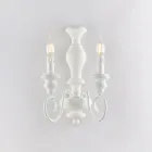 Made in Italy Wood and Lacquered Iron Wall Lights for Interior Decorating - Tuscany Viadurini