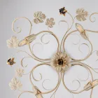 Chrome metal LED wall light for elegant and functional lighting – Fiore Viadurini