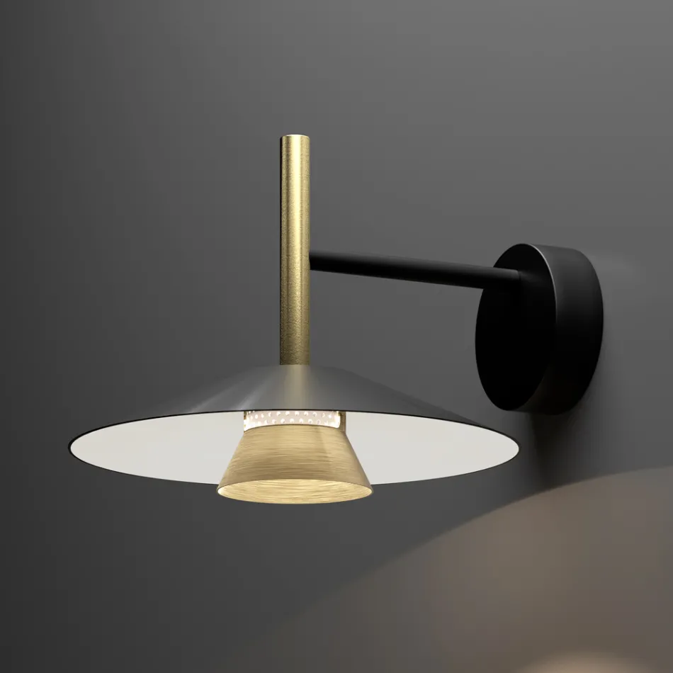 Metal Wall Lights in Various Finishes Made in Italy - Mira Viadurini