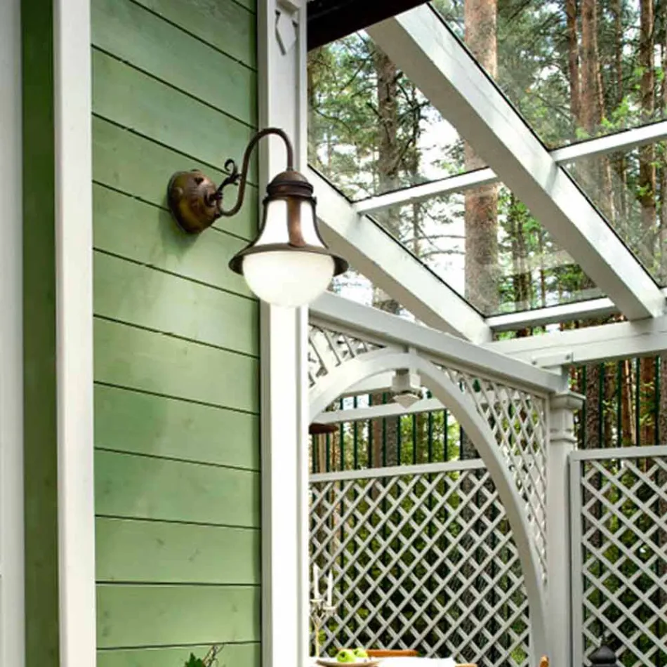 Brass wall and blown glass Loggia Viadurini