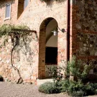 Vintage Brass Outdoor Wall Light, Opal Glass IP44 - Elfico Viadurini