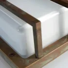 Vintage Brass Wall Lamp, E27 Socket, and Atmospheric Light Made in Italy - Crystal Viadurini