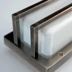 Vintage Brass Wall Lamp, E27 Socket, and Atmospheric Light Made in Italy - Crystal Viadurini