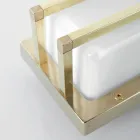 Vintage Brass Wall Lamp, E27 Socket, and Atmospheric Light Made in Italy - Crystal Viadurini