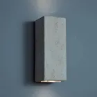 Smith - Toscot outdoor LED wall light in earthenware design H 24 cm Viadurini