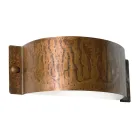 Crescent-Moon Wall Light in Copper and LED Made in Italy - Example Viadurini