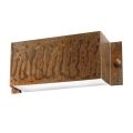 Rectangular Wall Light in Copper and LED Made in Italy - Example