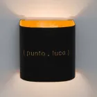 Modern two-tone nebulite wall lamp In-es.artdesign Punto Luce design Viadurini