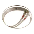 Garden Wall Lamp or Ceiling Lamp in Hand Painted Aluminum - Brindisi Viadurini