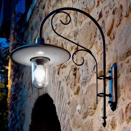 Applique Otello copper, brass, glass, aluminum Viadurini