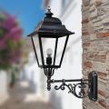 Outdoor Wall Lamp in Aluminum and Glass Made in Italy Vintage - Bonaria