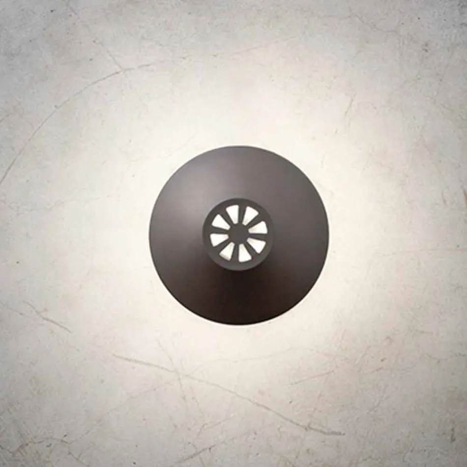 Wall Lamp for Modern Exterior in Copper Made in Italy - Pasdedeux Aldo Bernardi Viadurini