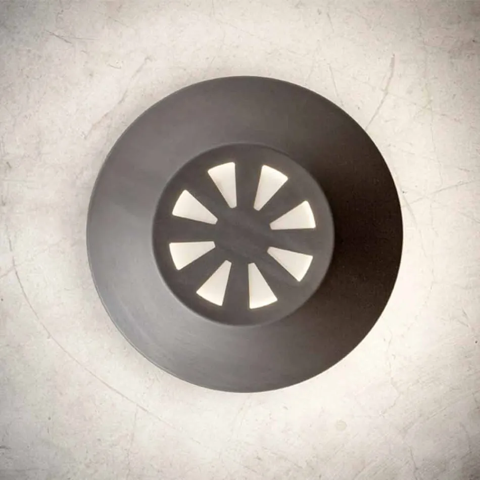 Wall Lamp for Modern Exterior in Copper Made in Italy - Pasdedeux Aldo Bernardi Viadurini