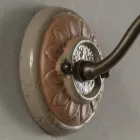 Round Artisan Garden Applique in Galestro Made in Italy - Toscot Spoleto Viadurini