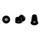 Round Decorative Wall Lamp Led 7W in White or Black Aluminum - China Viadurini