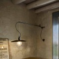 Vintage Brass Wall Lamp with Movable Arm - Meridiana Aldo Bernardi