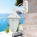Vintage Outdoor Wall Lamp in White Aluminum Made in Italy - Terella