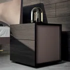 Double Bedroom Furniture with 5 Elements Made in Italy - Scampia Viadurini