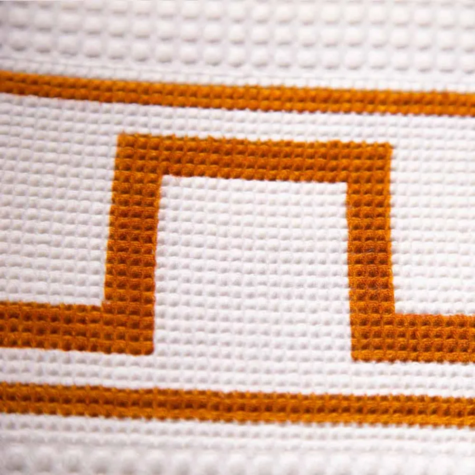 One-Piece Italian Cotton Hand-Printed Art Towel - Brands Viadurini