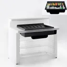 Modern design garden bright bar counter Slide Break Line made in Italy Viadurini