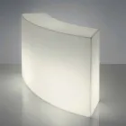 Modular bar counter Slide Snack Bright white bar made in Italy Viadurini