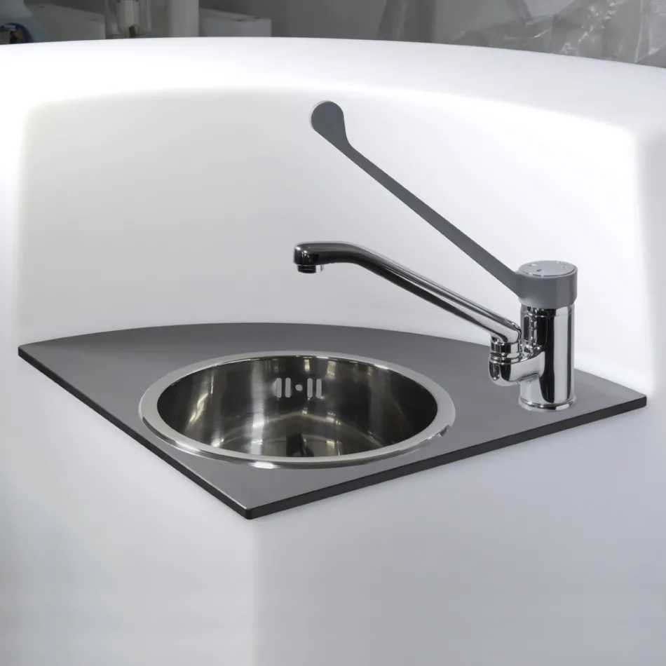 Modular Counter with Light Outdoor Made in Italy - Mistra Viadurini