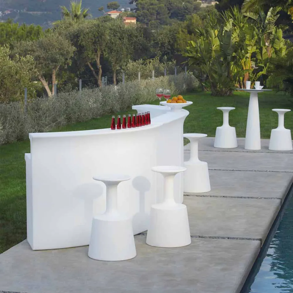 Modern style bar counter Slide Break Line bright made in Italy Viadurini