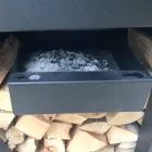 Wood-burning Garden Barbecue with Worktop and Plate for Cooking – Giorgione Viadurini