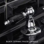 3 Hole Basin Mixer with Brass Drain Classic Handcrafted Style - Noriana Viadurini