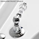 3 Hole Basin Mixer with Brass Drain Classic Handcrafted Style - Noriana Viadurini
