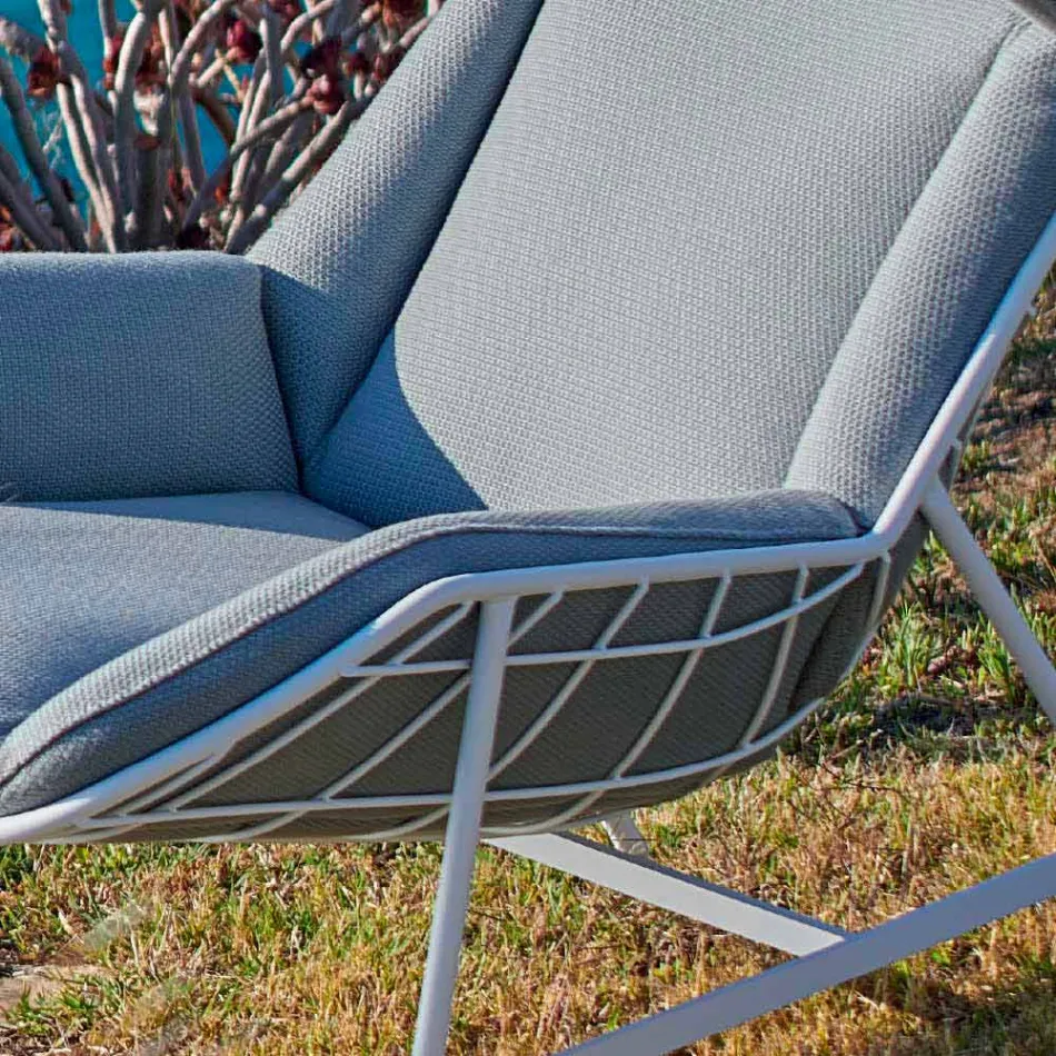 Bergere garden armchair Varaschin Summer Set of modern design Viadurini