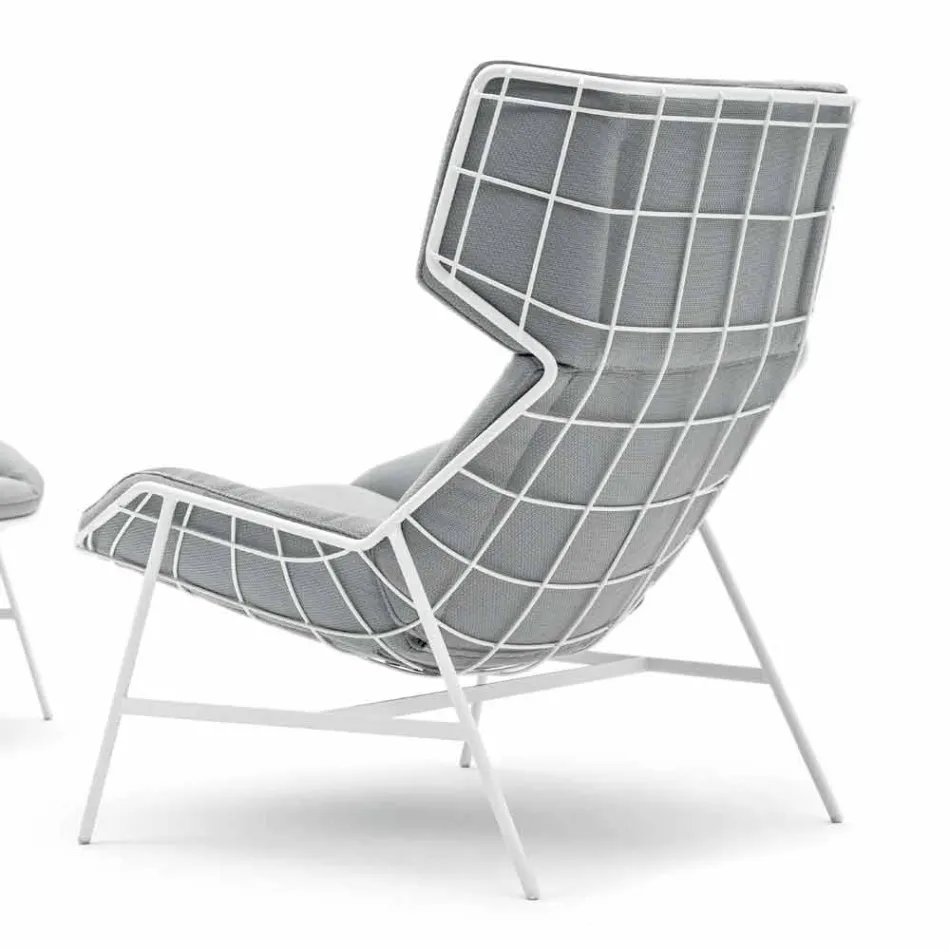 Bergere garden armchair Varaschin Summer Set of modern design Viadurini