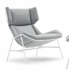Bergere garden armchair Varaschin Summer Set of modern design Viadurini