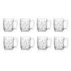 Glass Cup for Moscow Mule in Decorated Eco Crystal 8 Pcs - Destino Viadurini