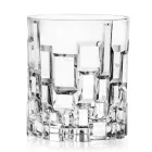 Low Drink Glasses in Decorated Ecological Crystal 12 Pcs - Catania Viadurini