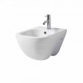 Design suspended bidet in ceramic Made in Italy Trabia