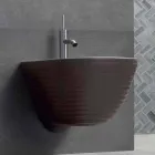 Suspended Bidet of Made in Italy Design in Trabia Ceramics Viadurini
