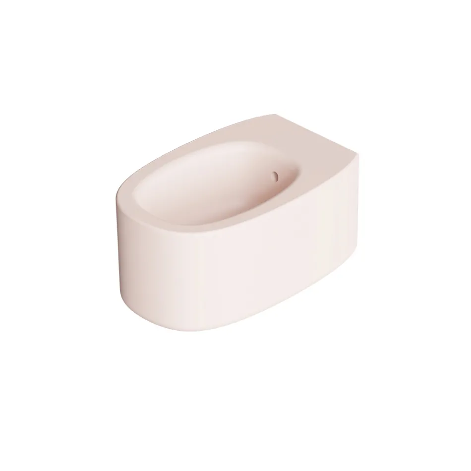 Wall-Hung Ceramic Bidet in Various Colors Made in Italy - Girl Viadurini