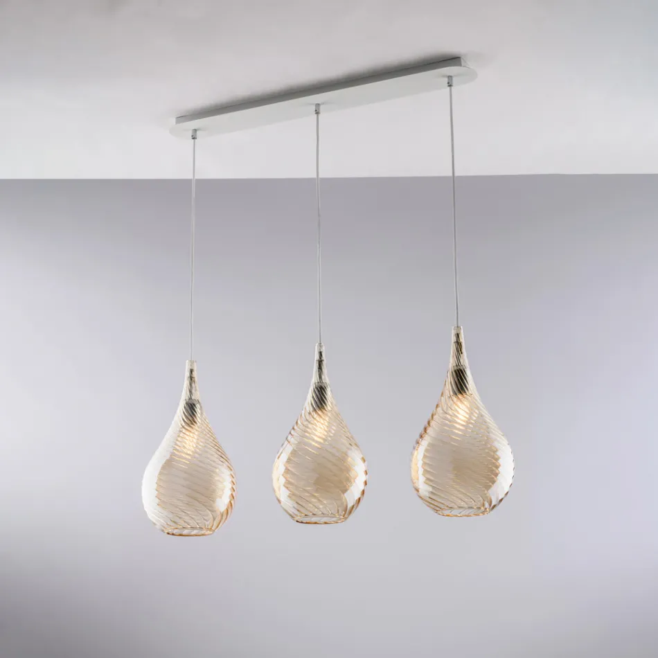 Made in Italy Iron Rail with Pyrex Glass for Interior Decorating - Amazonia Viadurini