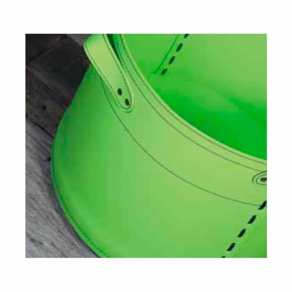 Log holder in 100% Made in Italy Cartesio Leather Viadurini