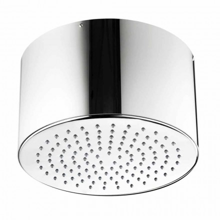 Bossini Oki shower head round in a jet modern style Viadurini