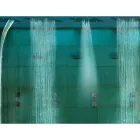 Bossini Two-jet chrome ceiling shower head with Dream chromotherapy Viadurini